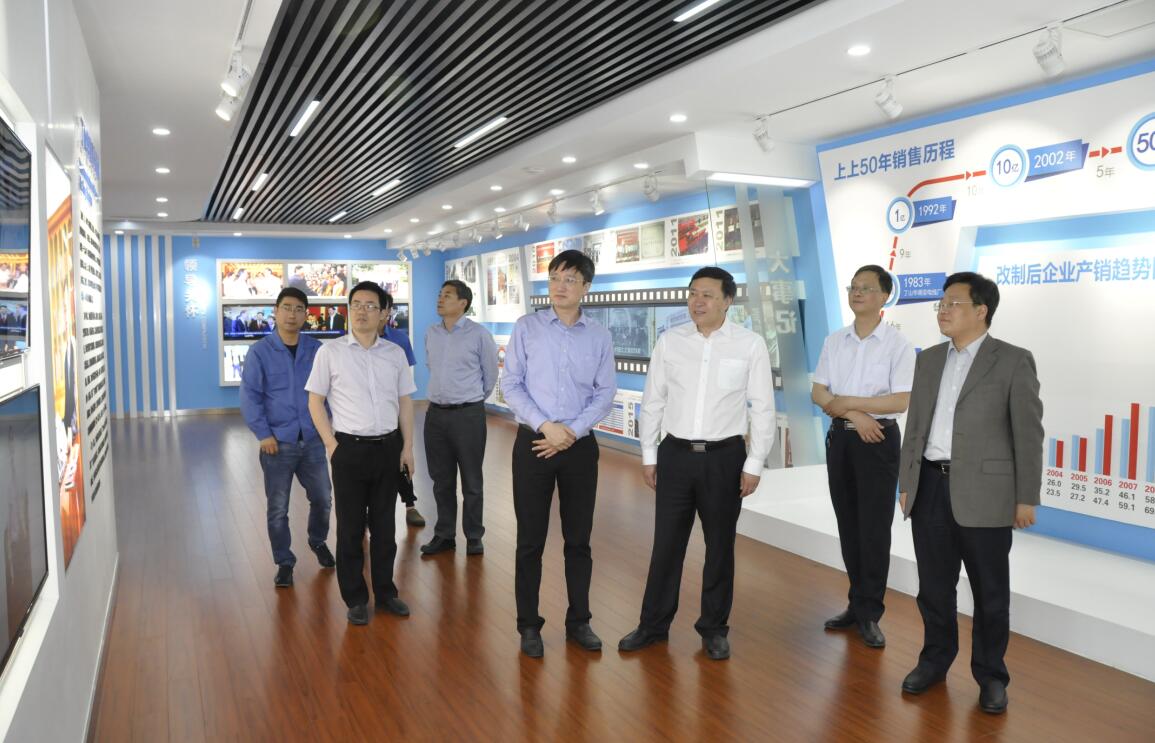 2017年5月16日，南京工業大學副校長喬旭來上上電纜參觀指導