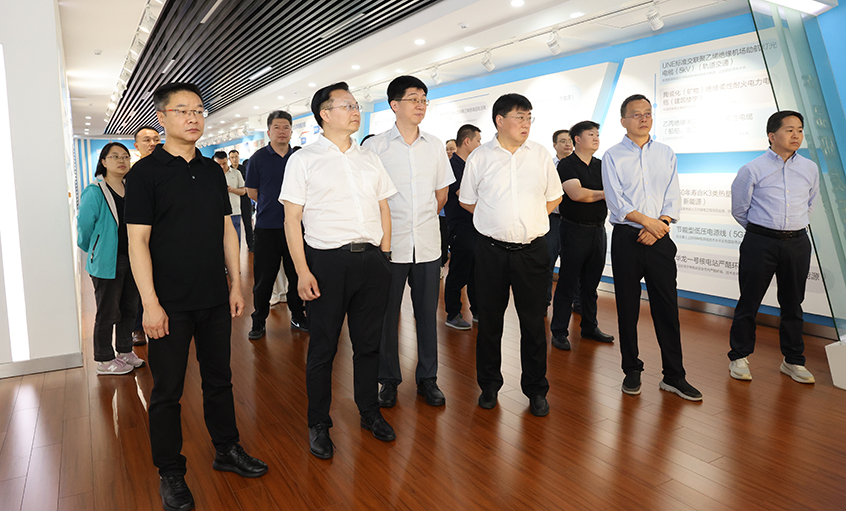 長三角信息化專題組一行來上上電纜調研